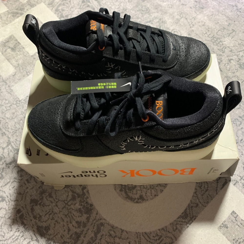 Nike Book 1 Chapter One Mens Size 10 Black Clay Orange New FJ4249-003 Basketball